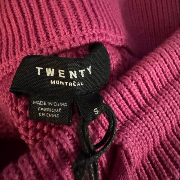 NWT Twenty Montreal Ombre Pink Knit Joggers - Picture 7 of 8